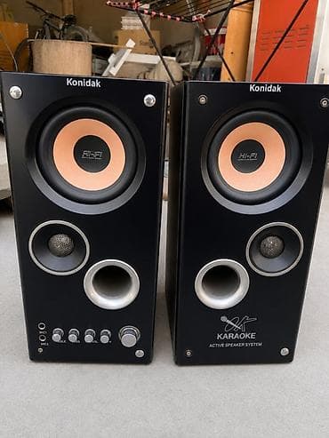 studio monitors: Акустическая система Konidak Karaoke — пара активных колонок для — 1