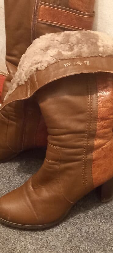 обувь для охоты: Сапоги натуральная кожа, натуральный мех. Размер 36. Отдам очень — 7