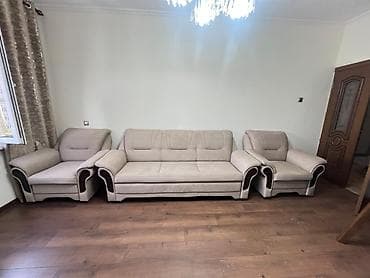 продам мягкую мебель: Комплект мягкой мебели, Новый, Бесплатная доставка, цвет - Черный — 2