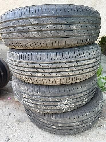 Шиналар жана дисктер: Дөңгөлөктөр монтажда 185 / 70 / R 14, Жай, Колдонулган, Комплект, Жеңил унаалар, Темир, тешиктери - 4 — 2