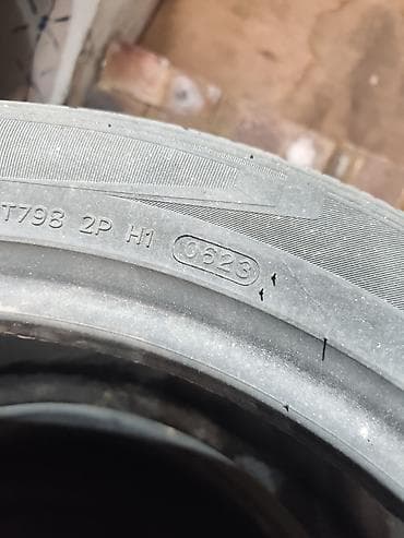 балон 19 5: Шины 235 / 55 / R 19, Лето, Б/у, Комплект, Легковые, Корея, Hankook — 5
