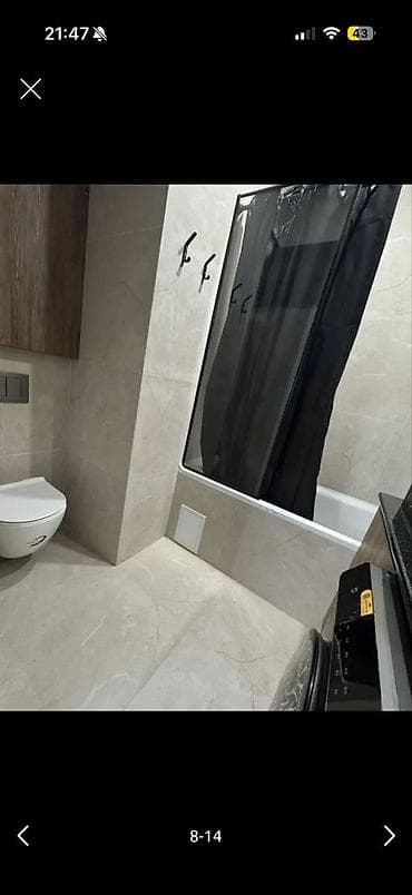 osh flat: 2 комнаты, 76 м², Асанбай мкр Элитка, 13 этаж — 5