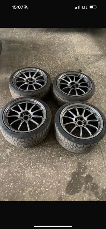 Диски R 18 Work, Комплект, отверстий - 5, Б/у