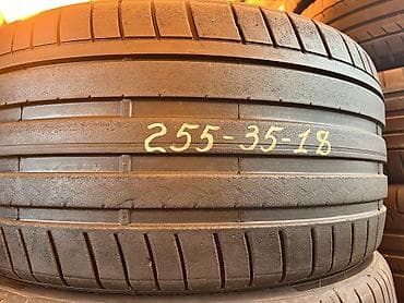 Шины 255 / 35 / R 18, Лето, Б/у, 1 шт, Легковые, Германия, DUNLOP