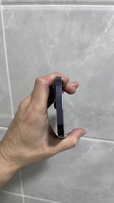 iphone хr: IPhone 14 Pro Max, Б/у, 256 ГБ, Deep Purple, Защитное стекло, 86 % — 4