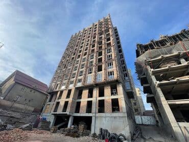 аренда дома арча бешик: 1 бөлмө, 42 м², Элитка, 13 кабат, ПСО (өзү оңдоп түзөтүп бүтүү үчүн) — 5