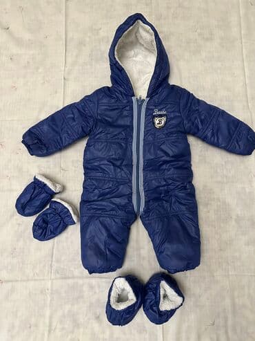 детский электрокар бу: Комбинезон Ростовка 74 см В комплекте рукавички и носочки В очень — 1