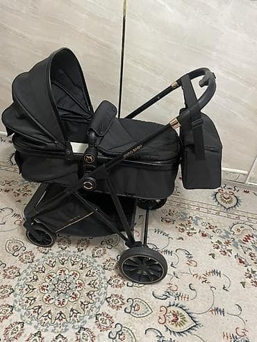 baby time коляска купить: Коляска, Другой бренд, цвет - Черный, Б/у, Бесплатная доставка — 3