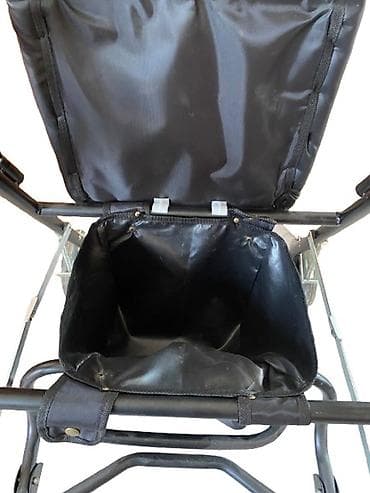 Медициналык эмерек: Роллатор-ходунки с сиденьем и корзиной - 4 колеса: передние — 4