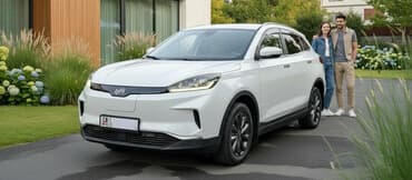 авто в рассрочку с выкупом: Электромобиль кроссовер (белый кузов) Основные особенности: - — 1