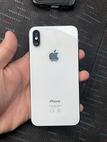 xr 256: IPhone X, Серебристый, Чехол — 1