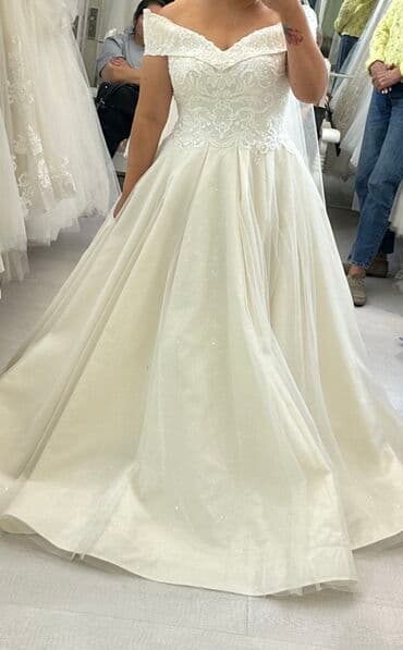 свадебное платье для мамы: Вечернее платье, А-силуэт, Длинная модель, 2XL, L, XL — 2