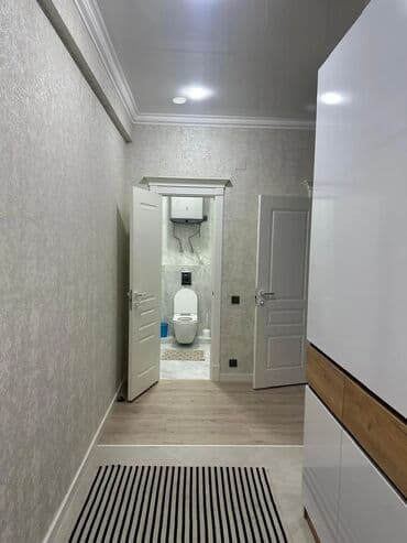 долгосрочная аренда квартира бишкек кызыл аскер: 2 комнаты, Агентство недвижимости, Без подселения, С мебелью полностью — 3