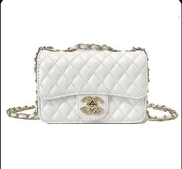 сумка шанел: Классическая сумка, Chanel, Китай, Материал: Экокожа, Стеганая модель, Женские, Новый — 3