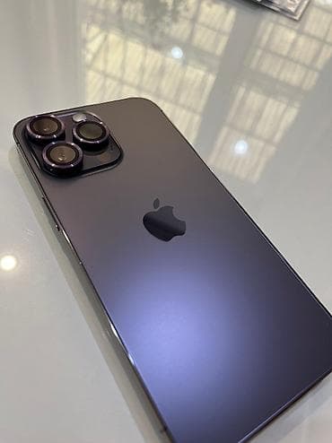 IPhone 14 Pro Max, Б/у, 256 ГБ, Deep Purple, Зарядное устройство, Чехол, Кабель, 79 % at lalafo.kg IPhone 14 Pro Max, Б/у, 256 ГБ, Deep Purple, Зарядное устройство, Чехол, Кабель, 79 %