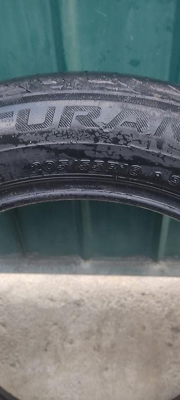 titan diski: Шины 205 / 55 / R 16, Лето, Б/у, Комплект, Легковые, Bridgestone — 2