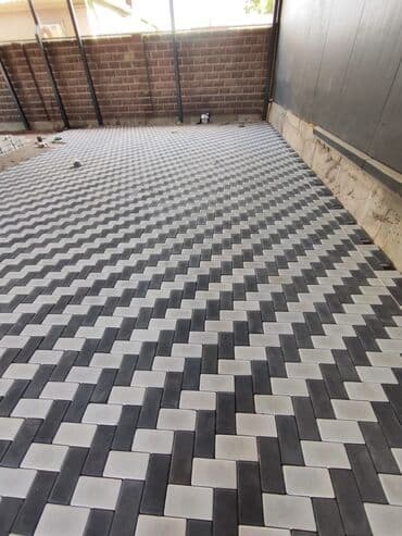 брусчатка бишкек цена: Укладка брусчатка любой сложности укладка брусчатка, устантовка — 27