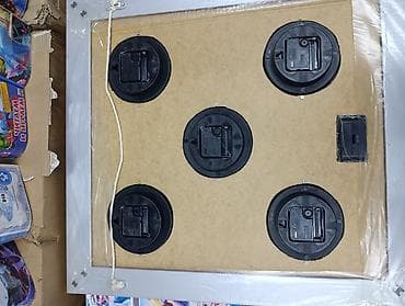 мусулманский часы: Настенные часы «Намаз убактысы» с пятью аналоговыми циферблатами и — 5