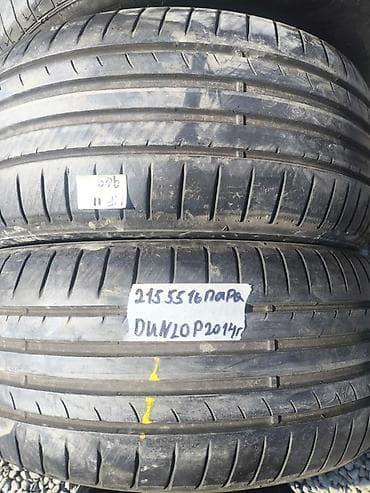 step spada: Шины 215 / 55 / R 16, Лето, Б/у, Пара, Dunlop — 1