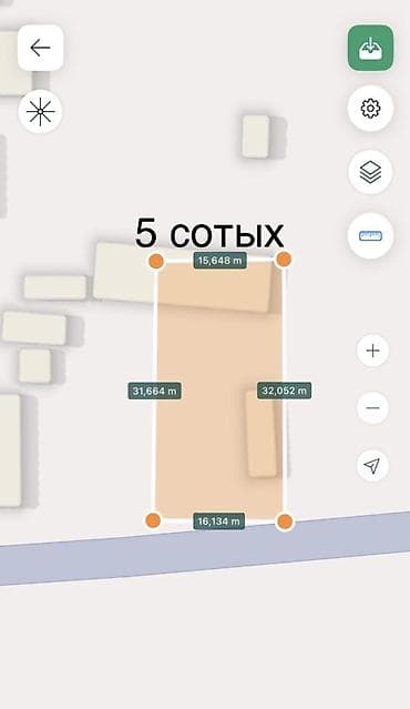 участок магистраль: 5 соток, Для строительства — 7