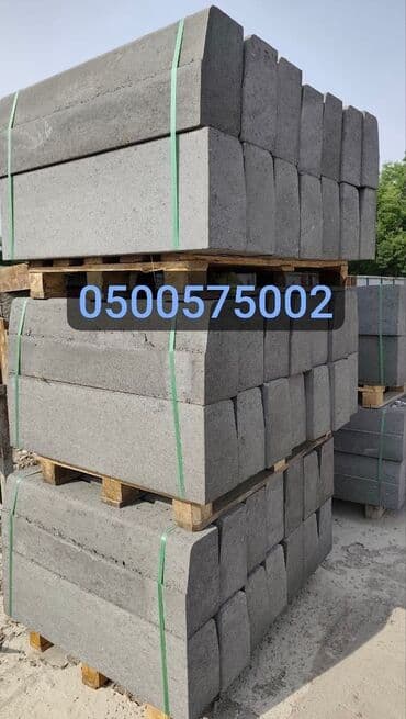 жби забор: Дорожный бордюр, Прессованный, ЖБИ (Железобетонный), Новый — 2