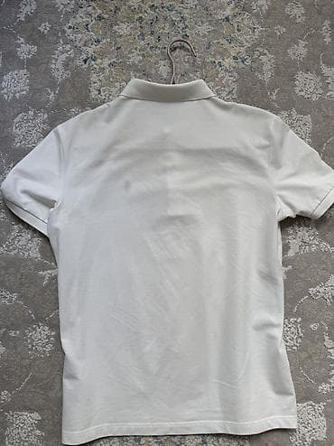 Мужская одежда: Мужская футболка, L, Polo Ralph Lauren, Б/у, цвет - Белый, Самовывоз — 2