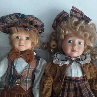 Сладкая парачка фарфоровые куклы