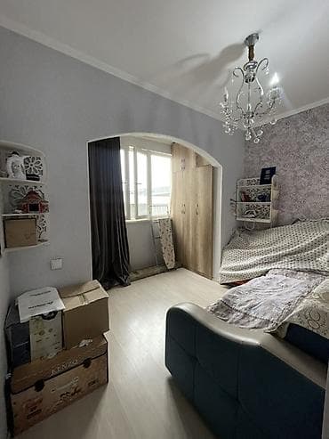 продаю квартиру мкр улан: 1 комната, 45 м², 106 серия, 2 этаж, Евроремонт — 3