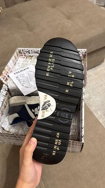 premiata: Кроссовки Premiata (линейка White/Air) - Модель с фирменным логотипом — 2