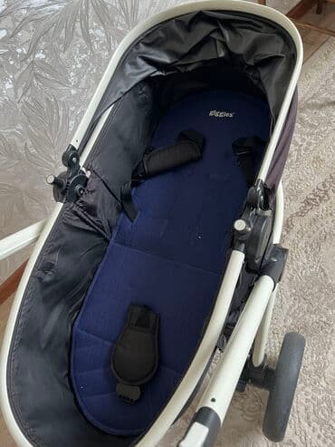 купить колеса на коляску бу: Коляска, цвет - Черный, Б/у — 3