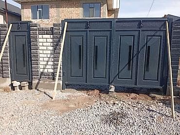 Откатные ворота: Металлические ворота и калитки современного дизайна - Типы: распашные — 3