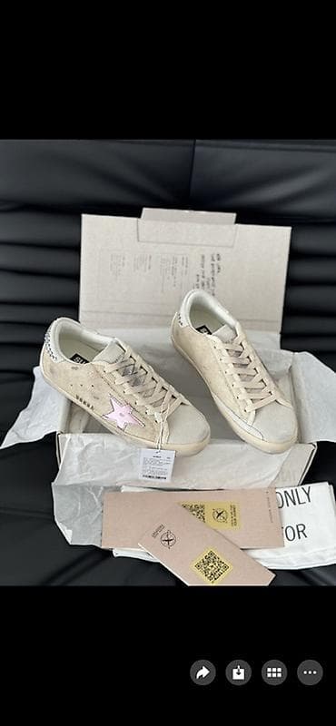 superstar: Кроссовки в стиле Golden Goose Superstar - Низкие кеды из натуральной — 2