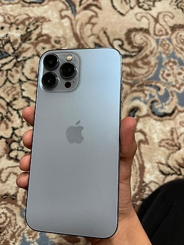 IPhone 13 Pro Max, 256 ГБ, Sierra Blue, 76 % at lalafo.kg IPhone 13 Pro Max, 256 ГБ, Sierra Blue, 76 %