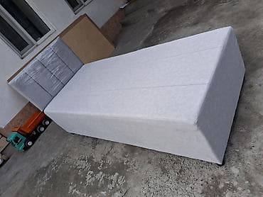 Изоляционные материалы: Односпальная кровать, Новый, С мягким изголовьем, длина - 200 см — 3