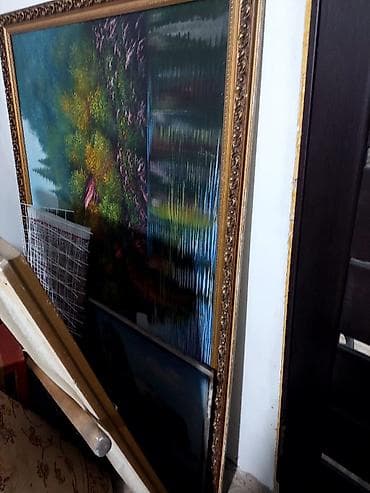Зеркала: Картина с пейзажем 160 на 110 см, цена 7500 сом. размер картины с — 2