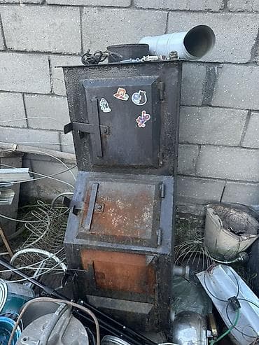 газ плита встроенная в столешницу: Металлическая печь-буржуйка с тремя секциями и верхним дымоходным — 1