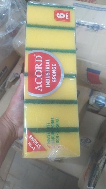 губки: Губки для посуды Acord Industrial Sponge - Формат: набор из 6 штук - — 2