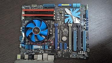 Настольные ПК и комплектующие: Материнская плата для ПК, Б/у, Asus, LGA1156, ATX — 2