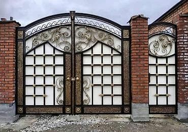 Ачылма дарбазалар: Кованые ворота и калитки премиум-класса - Богатый классический — 3