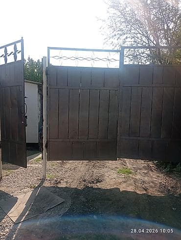 бешик бала: Распашные металлические ворота с калиткой - Конструкция — 5