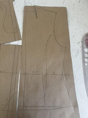 женская брюки: Изготовление лекал | Швейный цех | Женская одежда | Платья — 4
