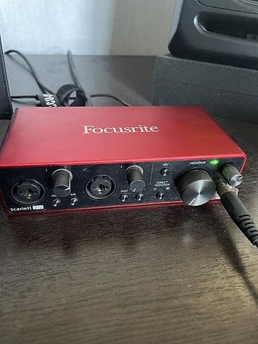 работа в бишкеке автомойка: Аудиоинтерфейс Focusrite Scarlett 2i2 (3rd Gen) - 2 комбинированных — 1