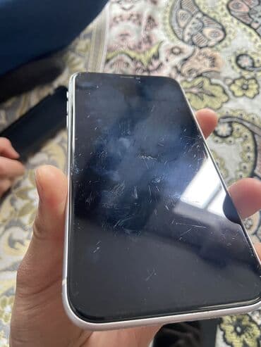 Акылдуу сааттар: IPhone Xr, Колдонулган, 256 ГБ, White Titanium, Заряддоочу түзүлүш, Каптама, Кабель, 81 % — 3