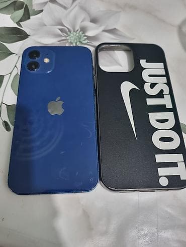 apple x: IPhone 12, Б/у, 64 ГБ, Синий, Чехол, 93 % — 10