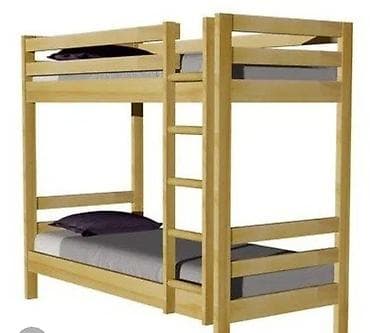 Двуспальная кровать, Б/у, Каркас без матраса, длина - 16 см