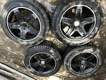 Унаа: Комплект из 4 колес в сборе: литые диски + шины. 275-55 калесы от — 3
