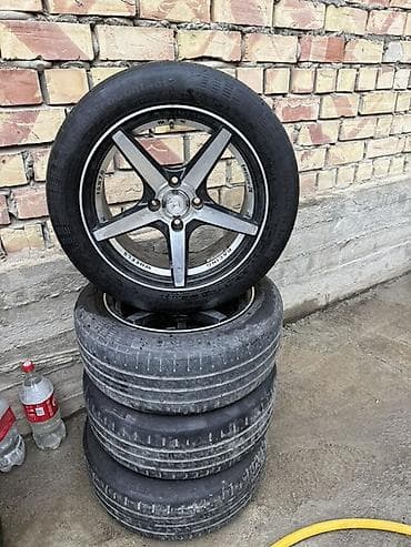 Дөңгөлөктөр монтажда 195 / 55 / R 15, Комплект, Жеңил унаалар, Куйма, тешиктери - 5 — 1