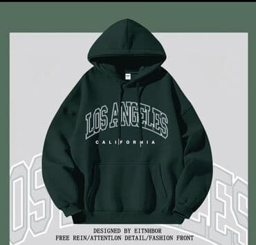 брендовые свитшоты: Худи, На флисе, L, Все размеры — 1