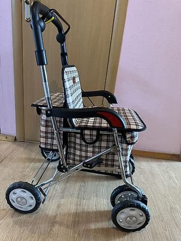 Медицинская одежда: Тележка-сиденье для прогулок и покупок - Универсальная тележка с — 1