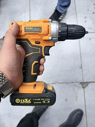 Инструменты: Аккумуляторный шуруповёрт/дрель TEXA T-41206 - Питание: аккумулятор — 1